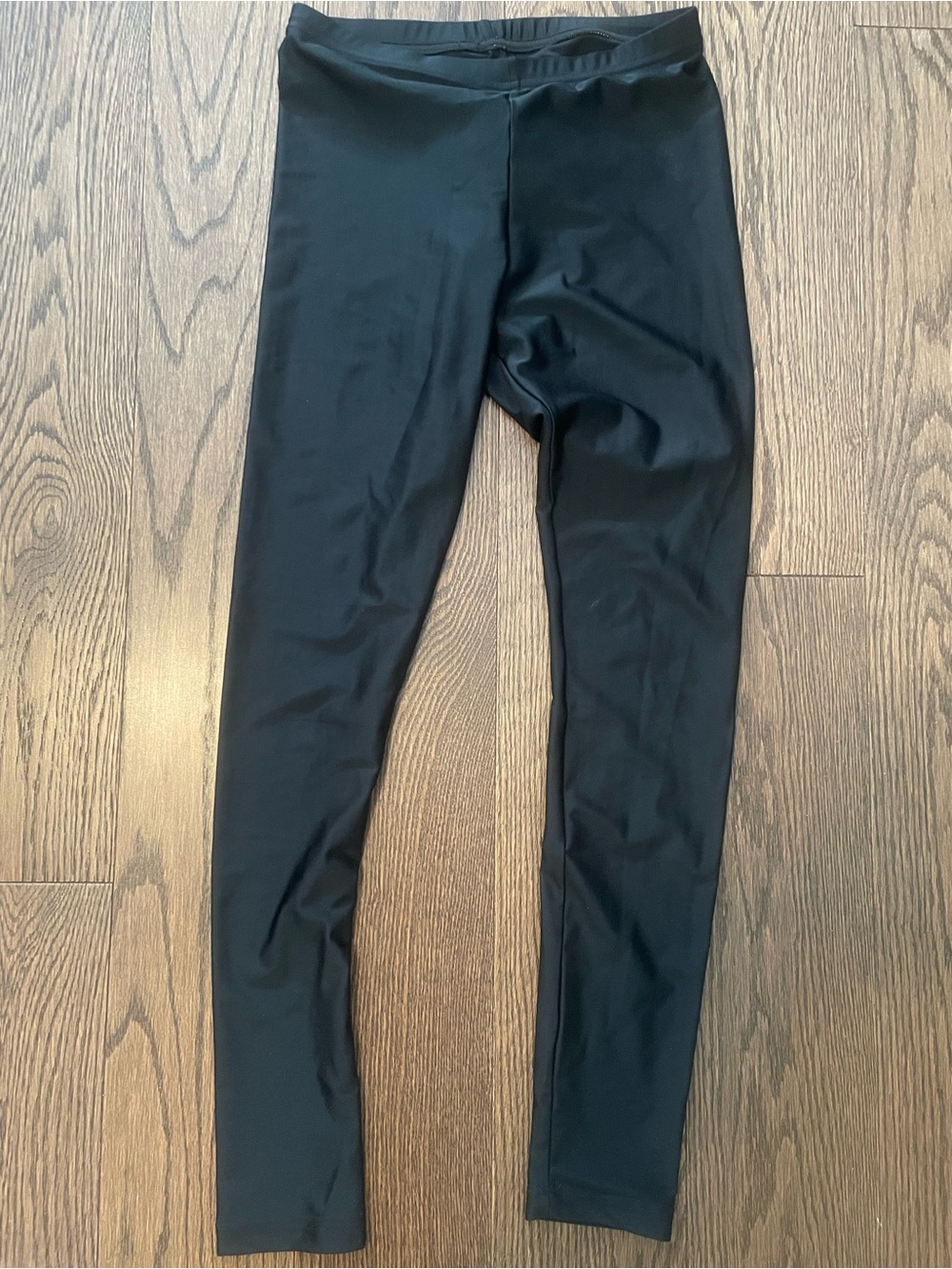 Women’s Black Shiny Leggings